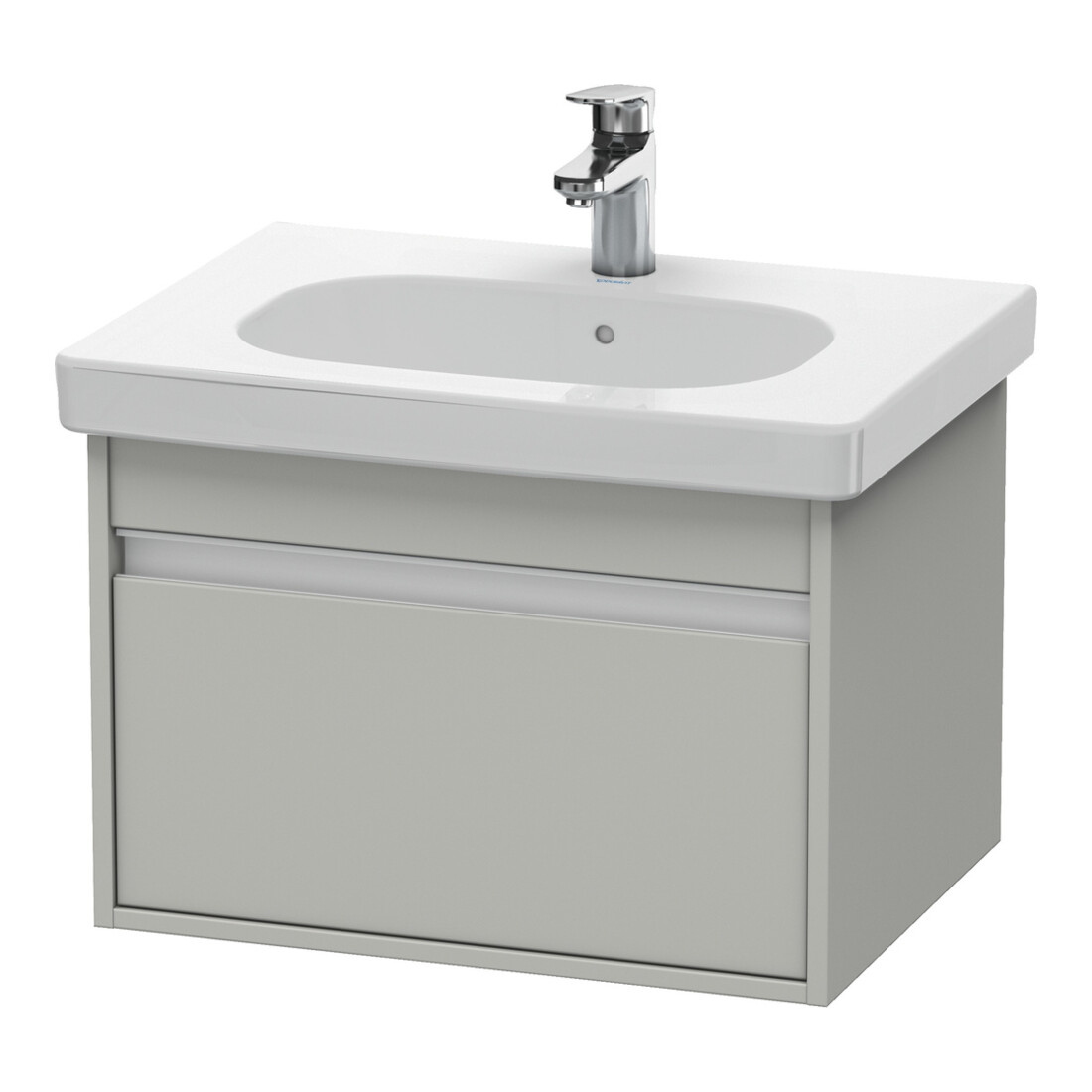 Duravit Waschtischunterschrank Ketho 60x45,5cm, betongr m, 1 Ausz., wandhängend