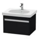 Duravit Waschtischunterschrank Ketho 60x45,5cm, Ei sw, 1 Auszug, wandhängend-1