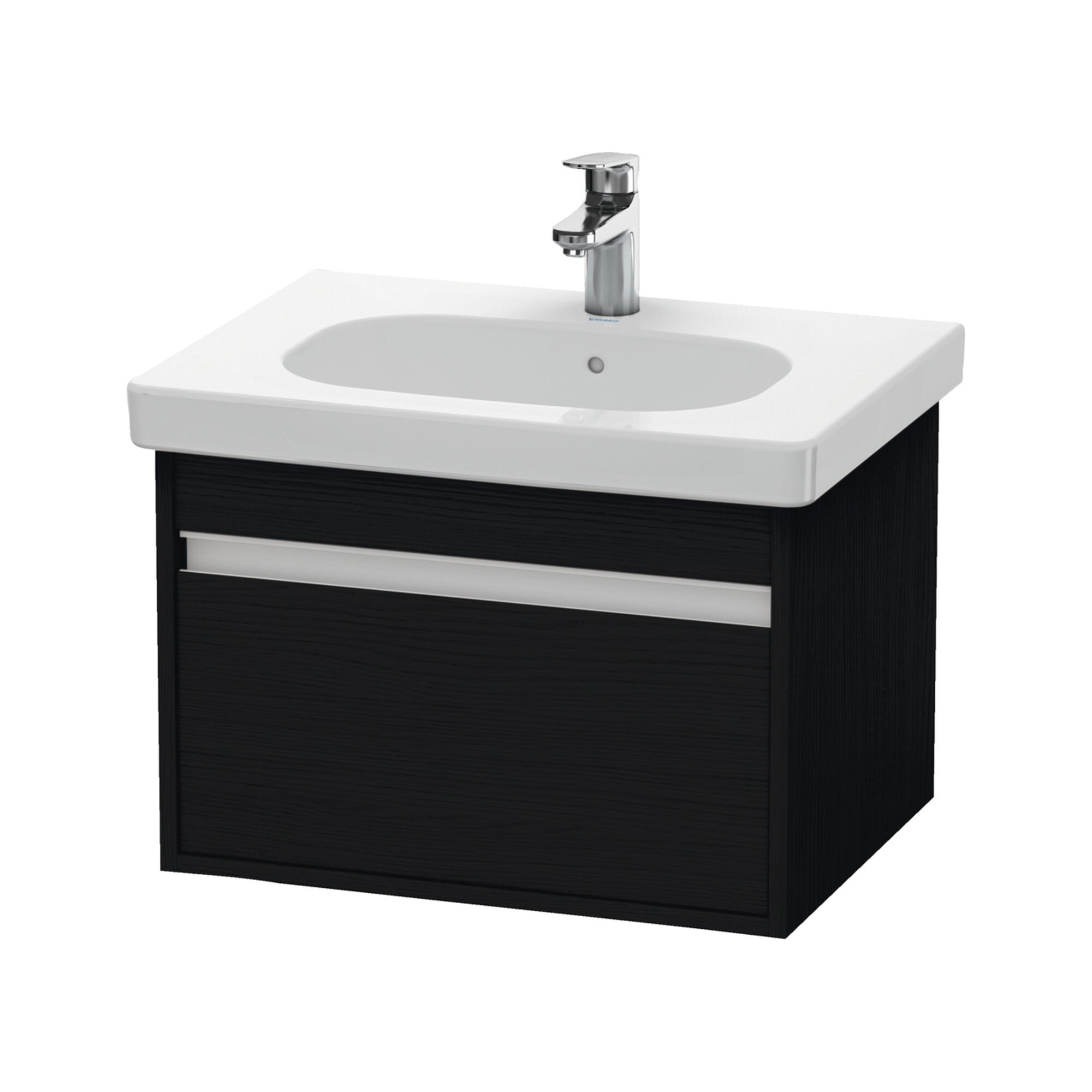 Duravit Waschtischunterschrank Ketho 60x45,5cm, Ei sw, 1 Auszug, wandhängend