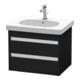 Duravit Waschtischunterschrank Ketho 60x45,5cm, Ei sw, 2 Schubk., wandhängend-1