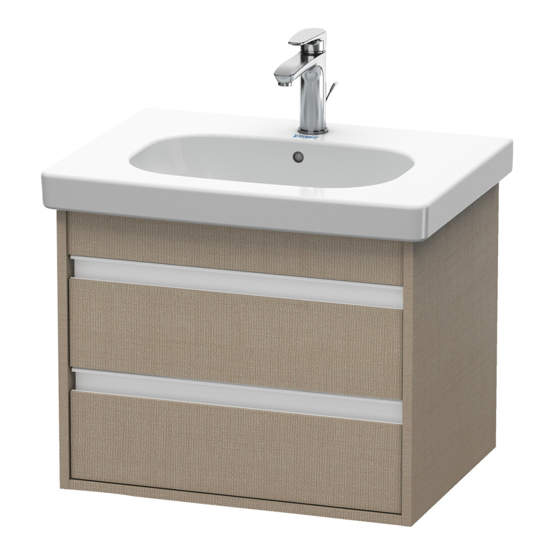 Duravit Waschtischunterschrank Ketho 60x45,5cm, lei, 2 Schubk., wandhängend