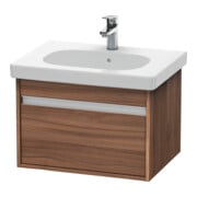 Duravit Waschtischunterschrank Ketho 60x45,5cm, Nussb Nat, 1 Ausz., wandhängend