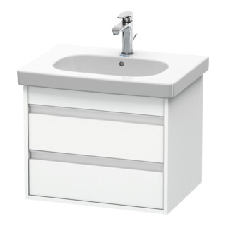Duravit Waschtischunterschrank Ketho 60x45,5cm, we ma, 2 Schubk., wandhängend