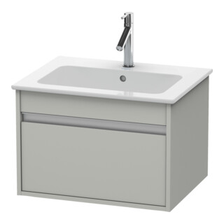 Duravit Waschtischunterschrank Ketho 60x47,5cm, betongr ma, 1 Ausz., wandhängend