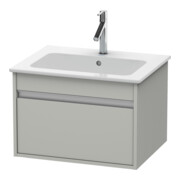 Duravit Waschtischunterschrank Ketho 60x47,5cm, betongr ma, 1 Ausz., wandhängend