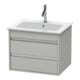 Duravit Waschtischunterschrank Ketho 60x47,5cm, betongr ma, 2 Schubk., wandhängend-1