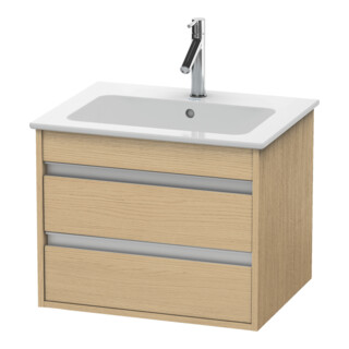 Duravit Waschtischunterschrank Ketho 60x47,5cm, Ei Nat, 2 Schubk., wandhängend