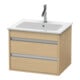 Duravit Waschtischunterschrank Ketho 60x47,5cm, Ei Nat, 2 Schubk., wandhängend-1