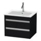 Duravit Waschtischunterschrank Ketho 60x47,5cm, Ei sw, 2 Schubk., wandhängend-1