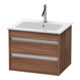 Duravit Waschtischunterschrank Ketho 60x47,5cm, Nussb Nat, 2 Schubk., wandhängend-1