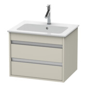 Duravit Waschtischunterschrank Ketho 60x47,5cm, Tau, 2 Schubk., wandhängend