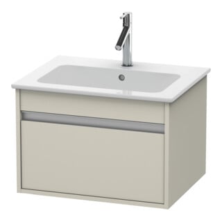 Duravit Waschtischunterschrank Ketho 60x47,5cm, Taupe, 1 Auszug, wandhängend