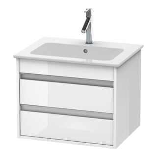 Duravit Waschtischunterschrank Ketho 60x47,5cm, we hgl, 2 Schubk., wandhängend