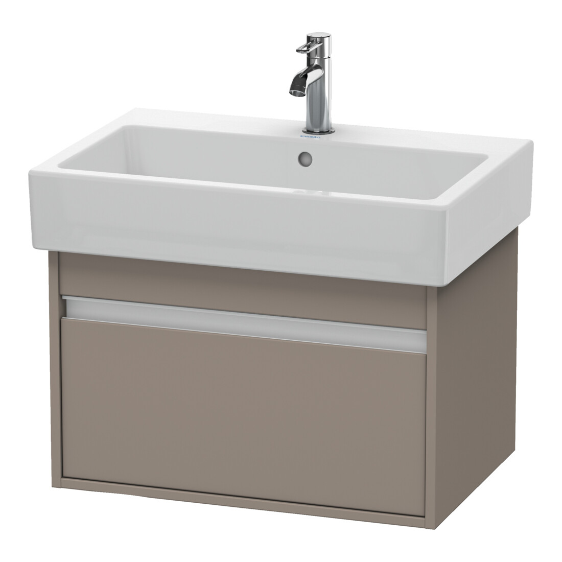 Duravit Waschtischunterschrank Ketho 65x44cm, bas. ma, 1 Auszug, wandhängend