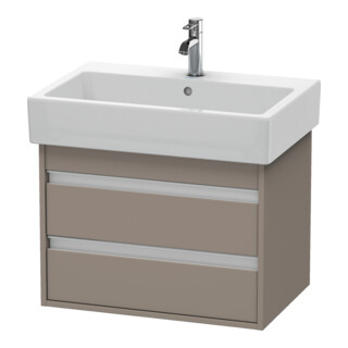 Duravit Waschtischunterschrank Ketho 65x44cm, bas. ma, 2 Schubk., wandhängend
