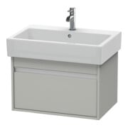 Duravit Waschtischunterschrank Ketho 65x44cm, betongr ma, 1 Ausz., wandhängend