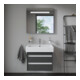 Duravit Waschtischunterschrank Ketho 65x44cm, graph ma, 2 Schubk., wandhängend