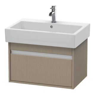 Duravit Waschtischunterschrank Ketho 65x44cm, leinen, 1 Auszug, wandhängend
