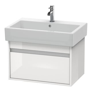 Duravit Waschtischunterschrank Ketho 65x44cm, we hgl, 1 Auszug, wandhängend