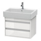 Duravit Waschtischunterschrank Ketho 65x44cm, we hgl, 2 Schubk., wandhängend