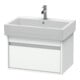 Duravit Waschtischunterschrank Ketho 65x44cm, we matt, 1 Auszug, wandhängend-1