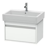 Duravit Waschtischunterschrank Ketho 65x44cm, we matt, 1 Auszug, wandhängend