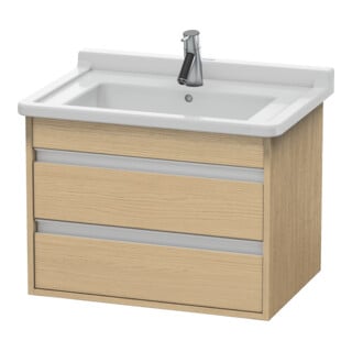 Duravit Waschtischunterschrank Ketho 65x45,5cm, Ei Nat, 2 Schubk., wandhängend
