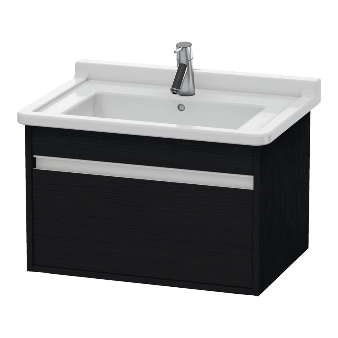 Duravit Waschtischunterschrank Ketho 65x45,5cm, Ei sw, 1 Auszug, wandhängend