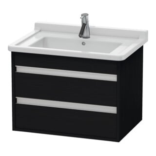 Duravit Waschtischunterschrank Ketho 65x45,5cm, Ei sw, 2 Schubk., wandhängend