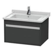 Duravit Waschtischunterschrank Ketho 65x45,5cm, graph ma, 1 Ausz., wandhängend