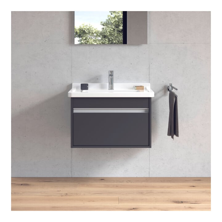 Duravit Waschtischunterschrank Ketho 65x45,5cm, graph ma, 1 Ausz., wandhängend