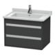 Duravit Waschtischunterschrank Ketho 65x45,5cm, graph ma, 2 Schubk., wandhängend-1