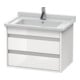 Duravit Waschtischunterschrank Ketho 65x45,5cm, Tau, 2 Schubk., wandhängend-4