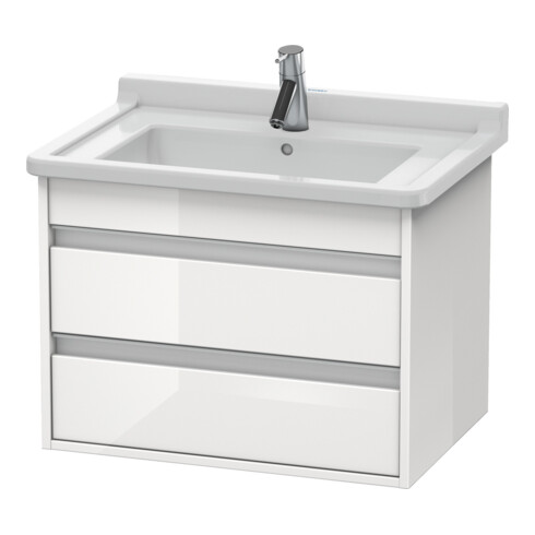 Duravit Waschtischunterschrank Ketho 65x45,5cm, Tau, 2 Schubk., wandhängend