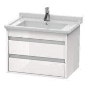 Duravit Waschtischunterschrank Ketho 65x45,5cm, Tau, 2 Schubk., wandhängend-4