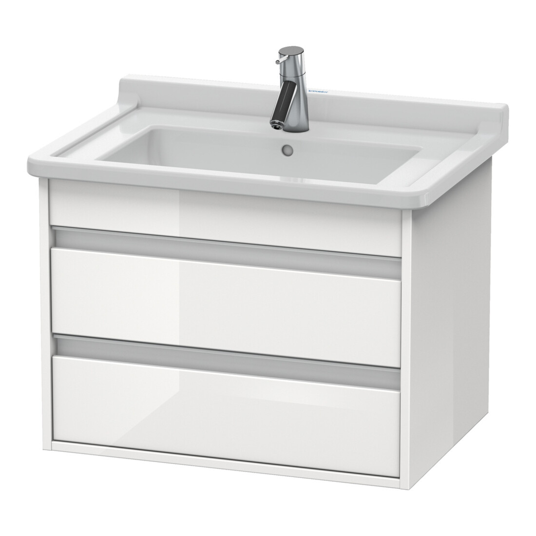 Duravit Waschtischunterschrank Ketho 65x45,5cm, Tau, 2 Schubk., wandhängend