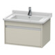 Duravit Waschtischunterschrank Ketho 65x45,5cm, Taupe, 1 Auszug, wandhängend-1