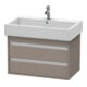 Duravit Waschtischunterschrank Ketho 75x44cm, bas. ma, 2 Schubk., wandhängend-1