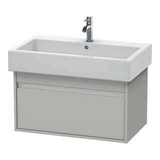 Duravit Waschtischunterschrank Ketho 75x44cm, betongr ma, 1 Ausz., wandhängend