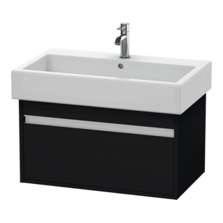 Duravit Waschtischunterschrank Ketho 75x44cm, Ei sw, 1 Auszug, wandhängend