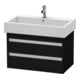 Duravit Waschtischunterschrank Ketho 75x44cm, Ei sw, 2 Schubk., wandhängend-1