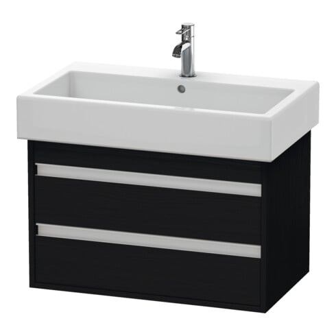 Duravit Waschtischunterschrank Ketho 75x44cm, Ei sw, 2 Schubk., wandhängend