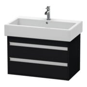 Duravit Waschtischunterschrank Ketho 75x44cm, Ei sw, 2 Schubk., wandhängend