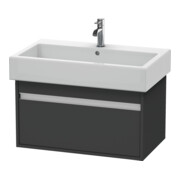 Duravit Waschtischunterschrank Ketho 75x44cm, graph ma, 1 Auszug, wandhängend