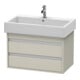 Duravit Waschtischunterschrank Ketho 75x44cm, Tau, 2 Schubkästen, wandhängend-1