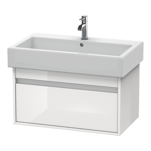 Duravit Waschtischunterschrank Ketho 75x44cm, Taupe, 1 Auszug, wandhängend