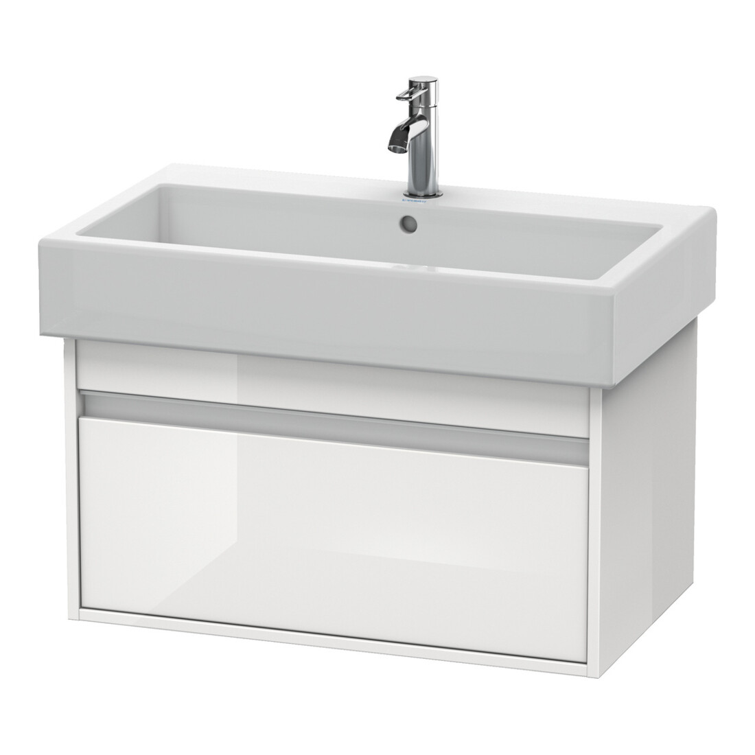 Duravit Waschtischunterschrank Ketho 75x44cm, we hgl, 1 Auszug, wandhängend