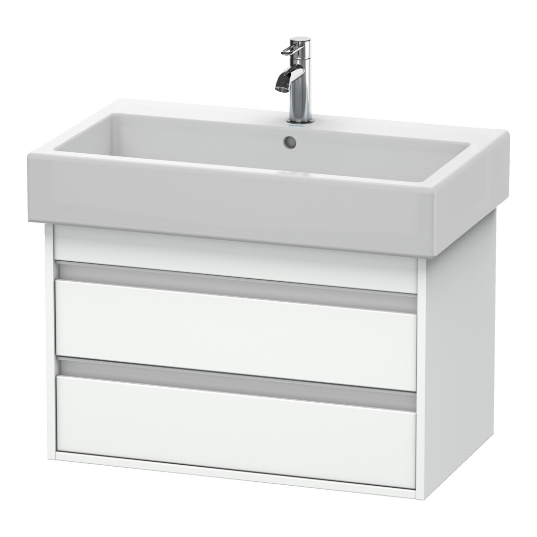 Duravit Waschtischunterschrank Ketho 75x44cm, we ma, 2 Schubk., wandhängend