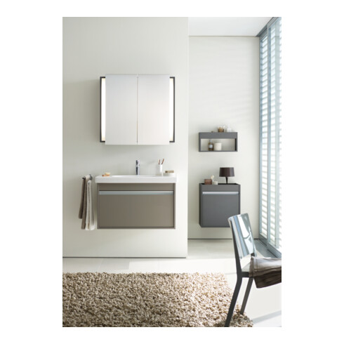 Duravit Waschtischunterschrank Ketho 80x45,5cm, bas. m, 1 Auszug, wandhängend