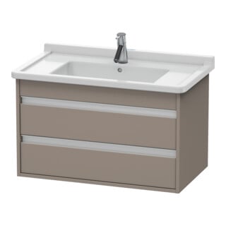 Duravit Waschtischunterschrank Ketho 80x45,5cm, bas. ma, 2 Schubk., wandhängend